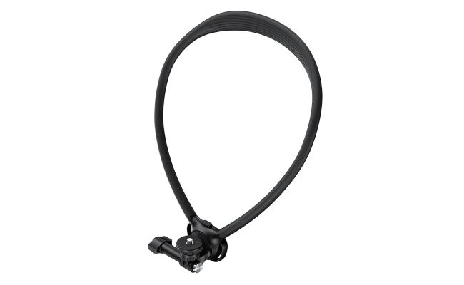 ACEFAST E37 Neck Mount Action Camera Holder First-Person POV Silicone Neckband Bracket with Airbag Pad - Black